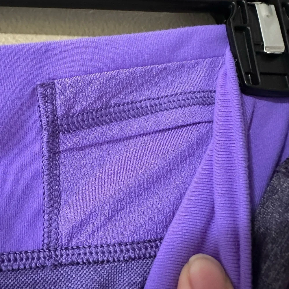 lululemon athletica Purple Wide Leg Pants with Crisscross Waistband